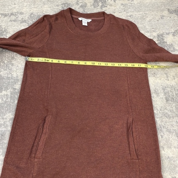 Athleta Balance Dress Chocolate Brown Soft Modal Athleisure Comfy Sz S - Picture 9 of 15